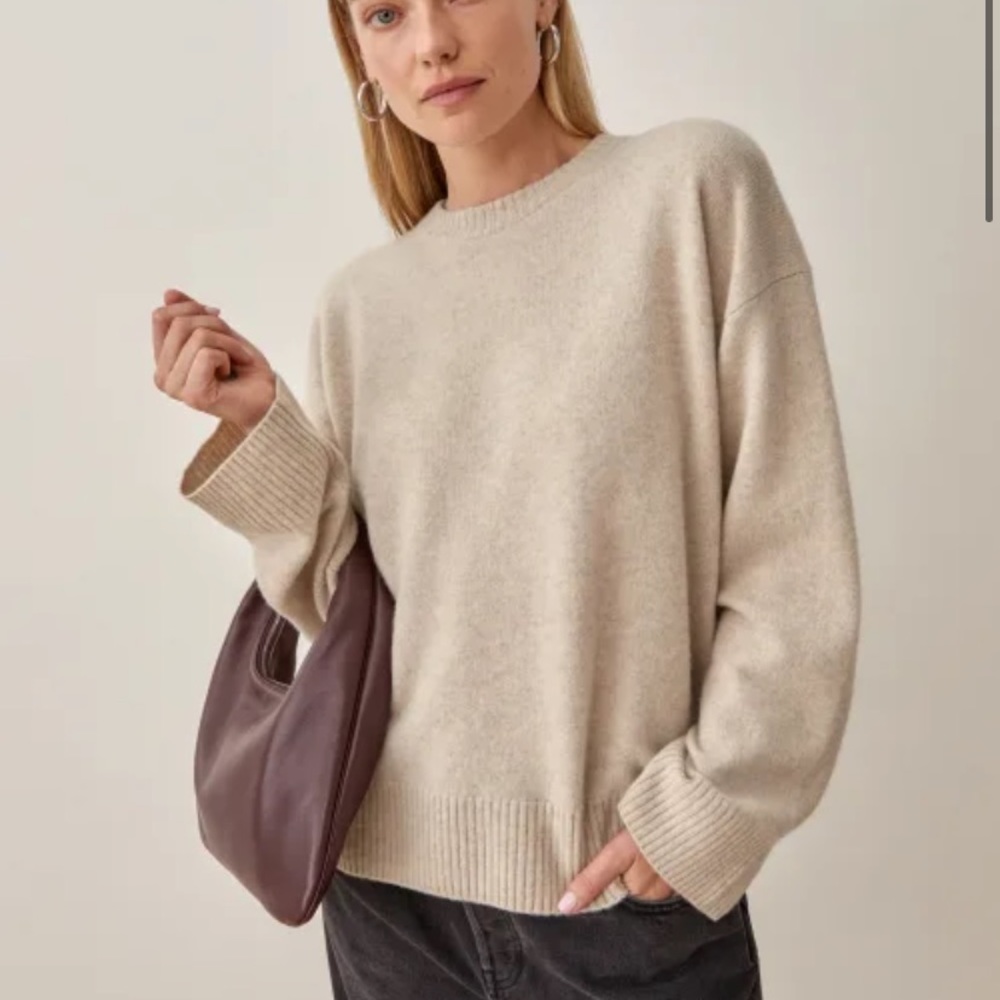 Reformation ends regenerative wool sweater see notes